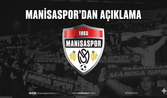 Manisaspor duyurdu: 3 puan yazılacak