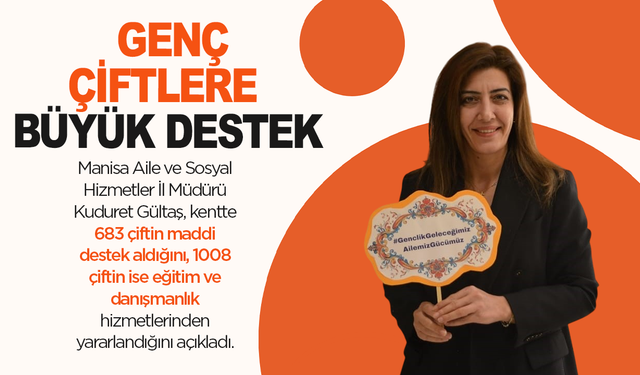 Manisa'da genç çiftlere büyük destek