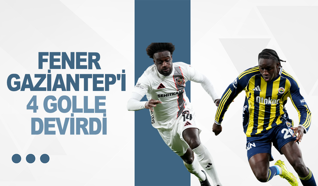 Sarı-Lacivertliler Gaziantep'i mağlup etti