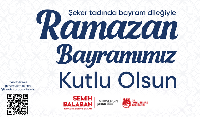 YUNUSEMRE BELEDİYESİ- BAYRAM İLANI