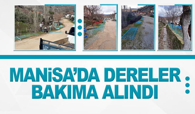 Tehlike arz eden dereler güvenli hale getiriliyor