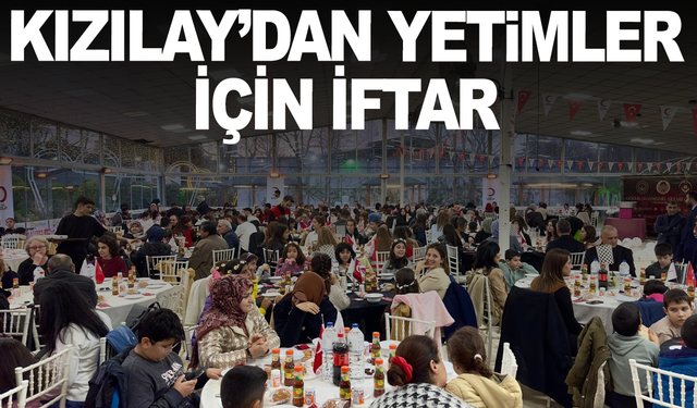 Türk Kızılay Manisa’dan, yetimler için özel iftar