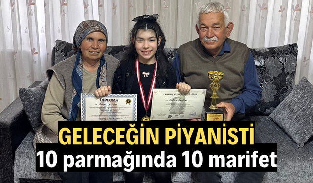 Manisalı minik piyanistten uluslararası başarı