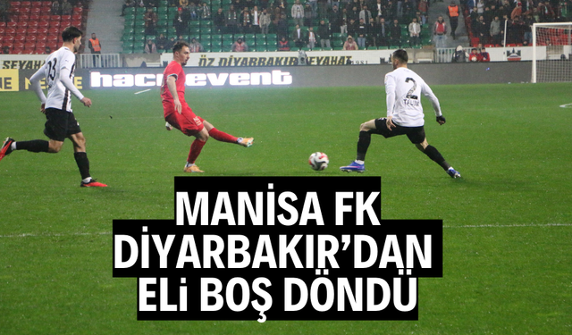 Manisa FK deplasmanda Amed Sportif Faaliyetler'e yenildi
