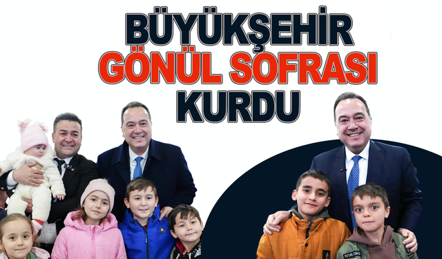 Büyükşehir iftar sofrasını Kırkağaç'ta kurdu