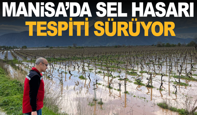 Manisa’da Sel Hasarı Tespiti Sürüyor