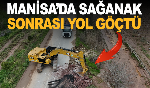 İlçede Çöken Yol Onarıldı