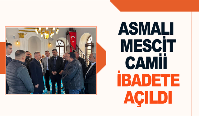 İzmir'de restore edilen tarihi Asmalı Mescit Camii ibadete açıldı