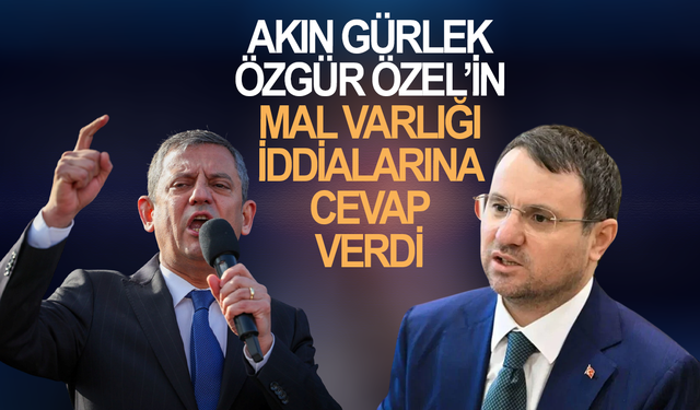 Adalet Bakanı Akın Gürlek, Özgür Özel'in 'mal varlığı' iddialarına yanıt verdi