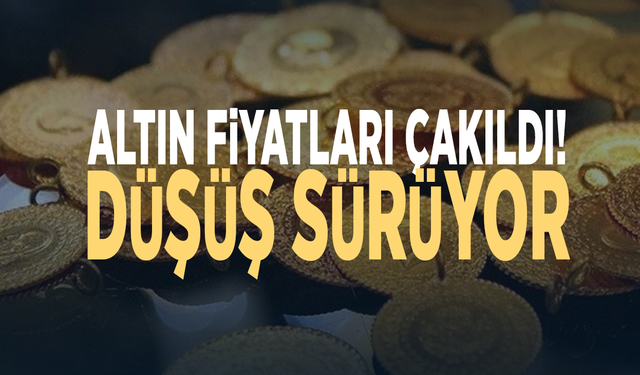 Altın fiyatları çakıldı! Düşüş sürüyor