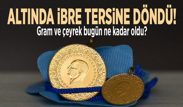 Altında ibre tersine döndü!