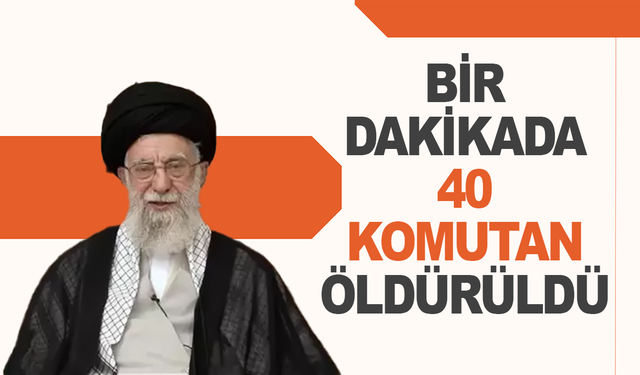 İsrail, bir dakikada 40 İranlı komutanı öldürdü
