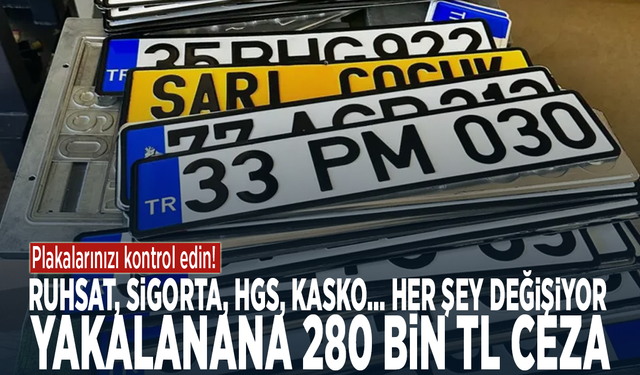 APP plakası olanlar dikkat! Ruhsat, sigorta, HGS, kasko… Her şey değişiyor, yakalanana 280 bin TL ceza