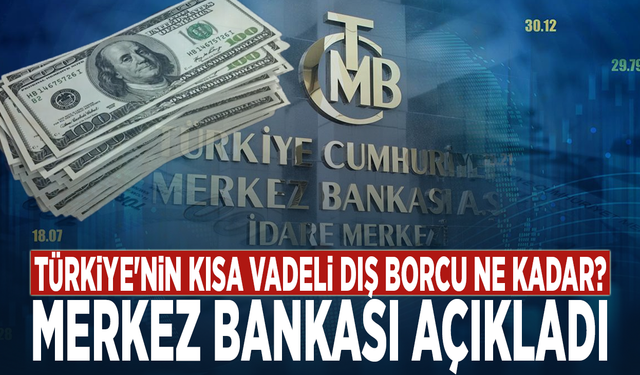 Türkiye'nin kısa vadeli dış borcu ne kadar? Merkez Bankası açıkladı