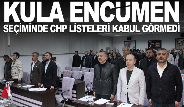 Kula’da Meclis Oylamasında CHP’ye Destek Çıkmadı