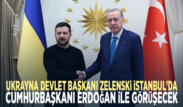 Ukrayna Devlet Başkanı Zelenski İstanbul'da: Cumhurbaşkanı Erdoğan ile görüşecek