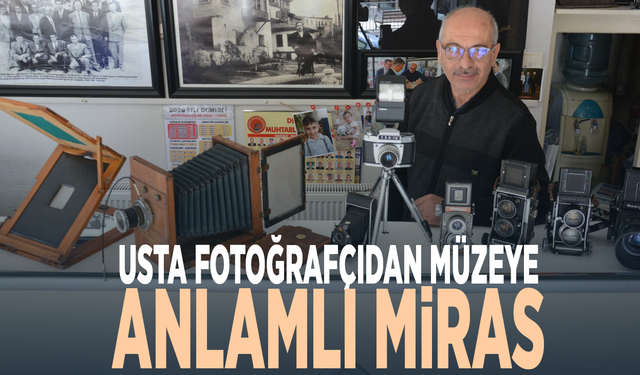 Usta fotoğrafçıdan müzeye anlamlı miras
