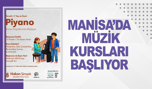 Gençlik Evi’nde Müzik Eğitimi İçin Kayıt Süreci Başladı