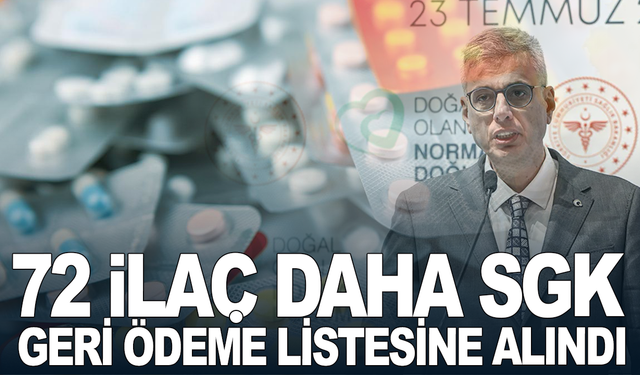 72 İlaç Daha SGK Geri Ödeme Listesine Alındı
