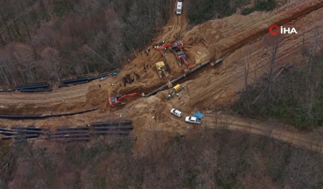 Düzce’de doğalgaz çalışması sırasında heyelan: 1 ölü, 1 yaralı