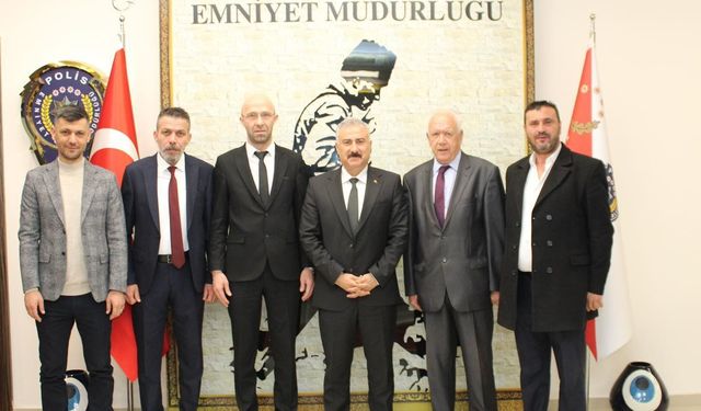 Kahveciler Odası'ndan İl Emniyet Müdürlüğüne ziyaret