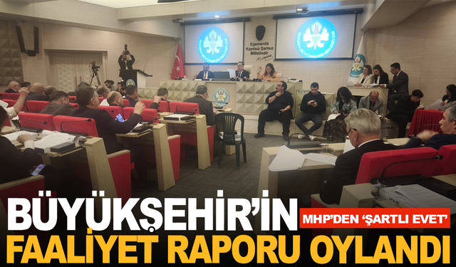 Büyükşehir’de Faaliyet Raporu Oylandı