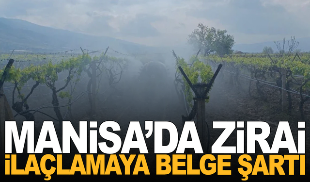 Zirai İlaçlamaya Belge Şartı: Denetimler Sıkılaşıyor