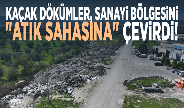 Kaçak Dökümler, Sanayi Bölgesini "Atık Sahasına" Çevirdi!