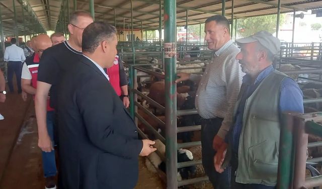 Manisa İl Tarım Müdürlüğünden kurbanlık denetimi