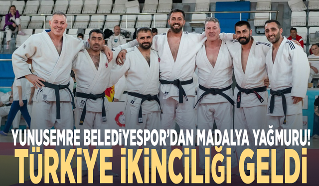 Yunusemre Belediyespor’dan madalya yağmuru! Türkiye ikinciliği geldi