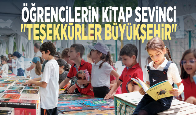 Öğrencilerin Kitap Sevinci: "Teşekkürler Büyükşehir"
