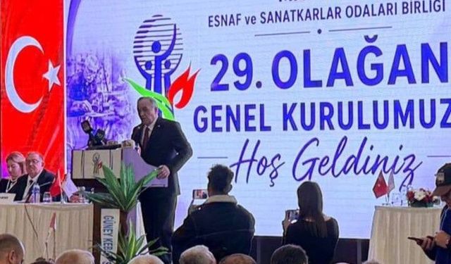 Erkan Akçay MESOB Genel Kurulu’nda Esnaf Verilerini Paylaştı