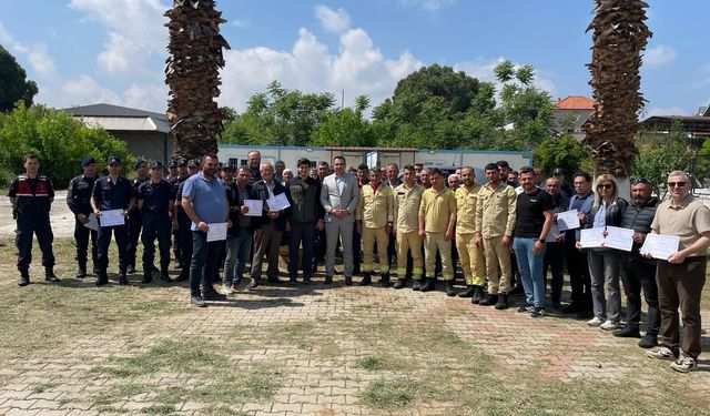 Sarıgöl’de 95 kişiye yangın eğitimi
