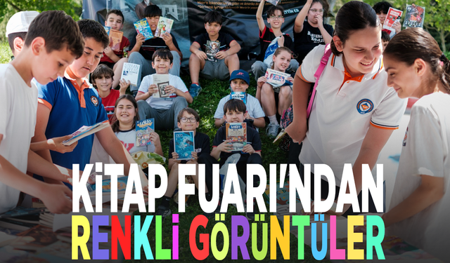 Kitap Fuarı'ndan renkli görüntüler
