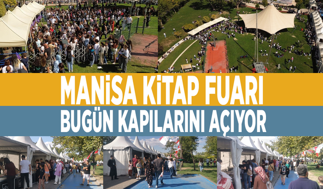 Manisa Kitap Fuarı bugün kapılarını açıyor