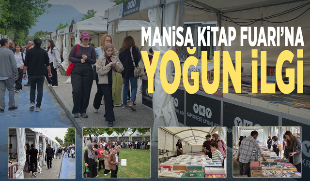 Manisa Kitap Fuarı’na yoğun ilgi