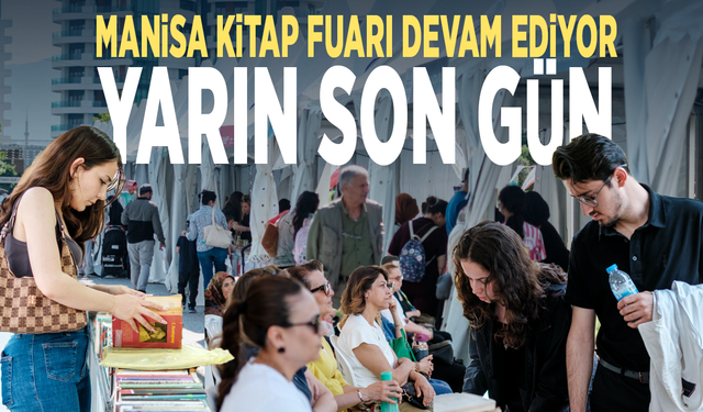 Manisa Kitap Fuarı devam ediyor... Yarın son gün