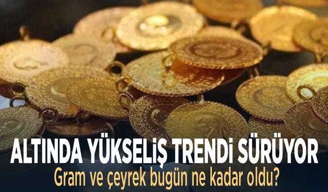 Altında yükseliş trendi sürüyor
