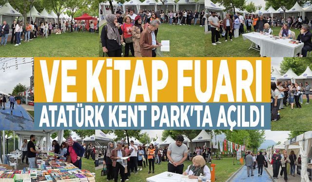 Ve Kitap Fuarı Atatürk Kent Park'ta açıldı