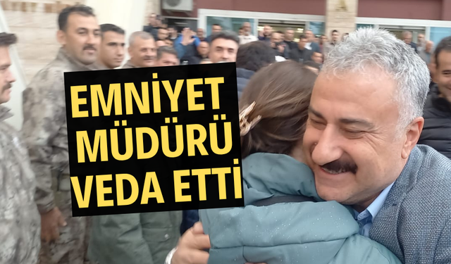 Emniyet Müdürü Aktaş’tan personele telsizli veda