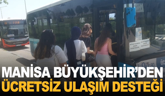 Manisa Kitap Fuarı’na Büyükşehir’den ücretsiz ulaşım desteği