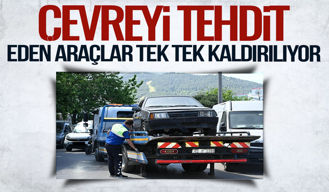 Manisa Büyükşehir’den Hurda Araç Operasyonu