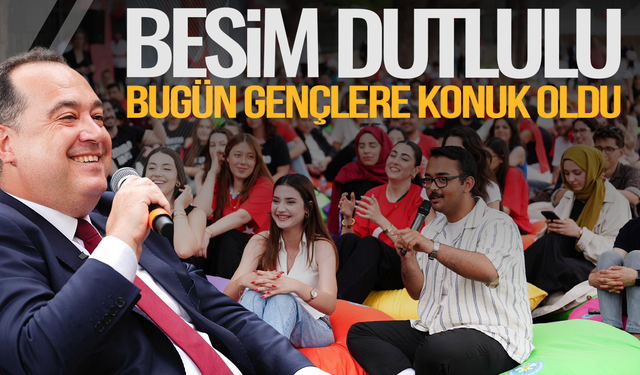 Besim Dutlulu gençlerle Sümerpark’ta buluştu