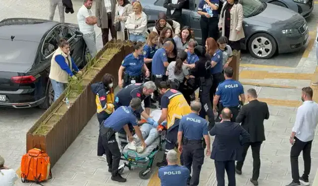 Adliyede intihar girişimi! 8 kişi gözaltına alındı