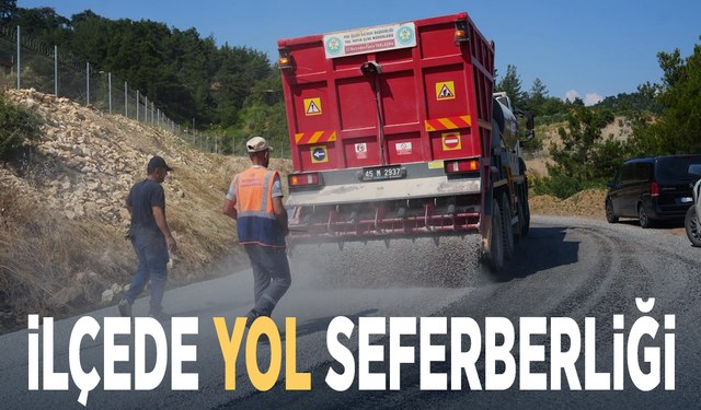 İlçede yol seferberliği