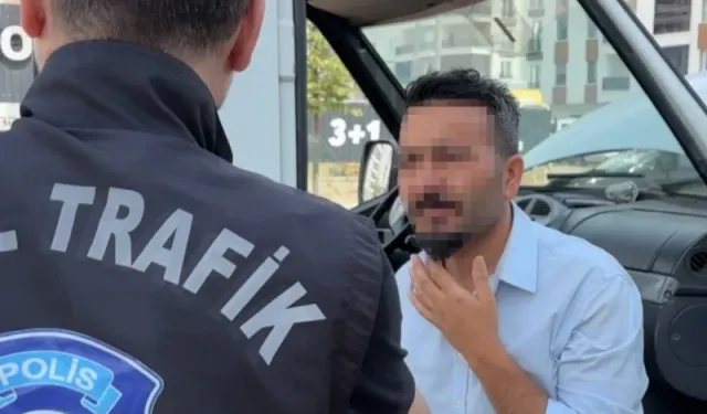 Aracına sahte plaka takan sürücüden şaşırtan cevap