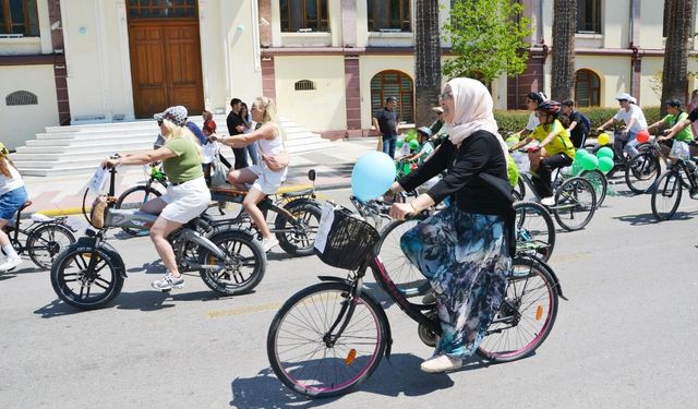 Dünya Çevre Günü'nde bisiklet turu