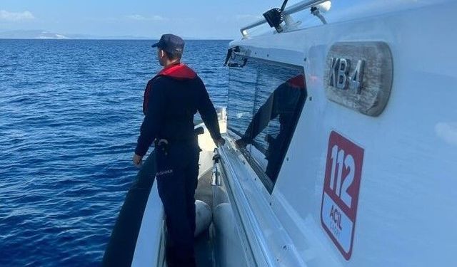 Kayalık alanda mahsur kalan şahıs kurtarıldı