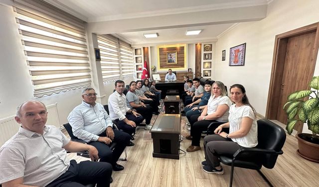 Sarıgöl’ün gururu öğrencilerden Kaymakam Dalak’a ziyaret