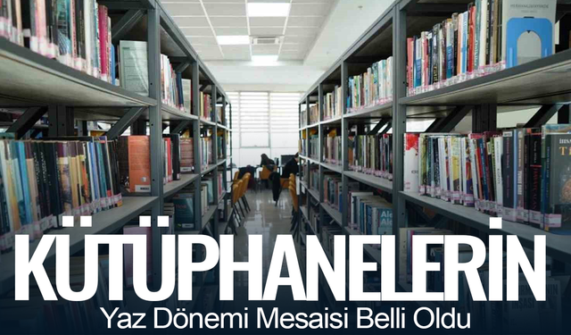 Yunusemre’de Kütüphanelerin Yaz Dönemi Mesaisi Belli Oldu